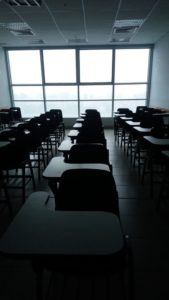 IEB and NSC - empty classroom