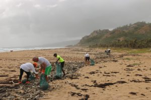 A group of volunteers helping to clean a beach. Find out How Volunteering During the Holidays can Help Your Career.