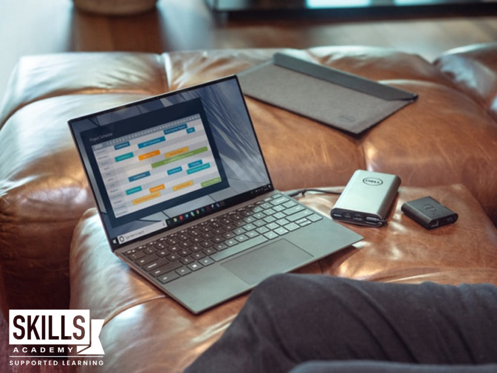 A student viewing their study schedule on their laptop. Find out how to apply for nated courses with us.