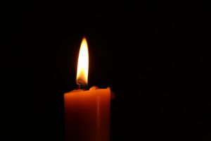 Candle providing light in the load-shedding darkness